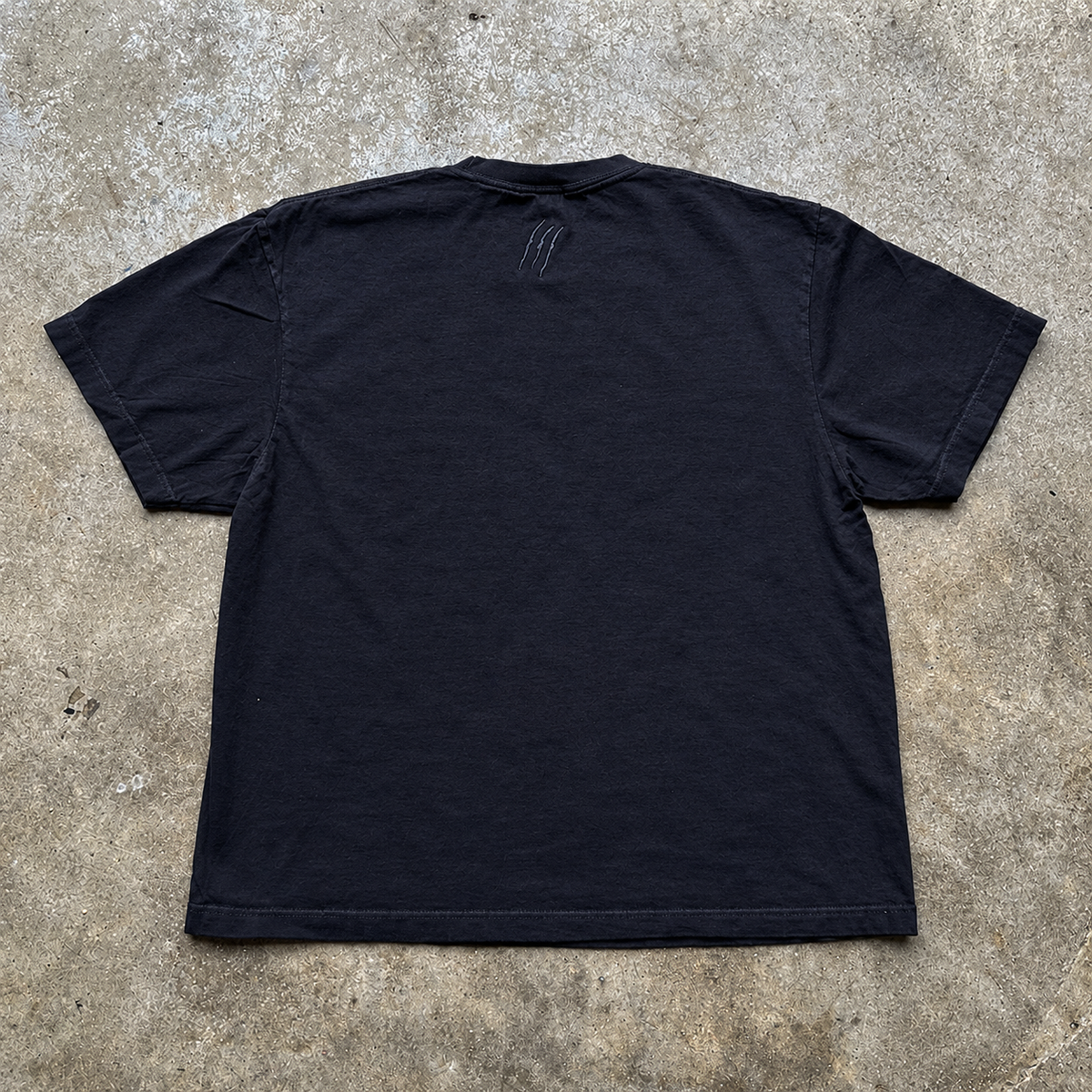 Women's Semi-Crop - Embroidered Black "Cincy" Tiger (2-3 Week Shipping)