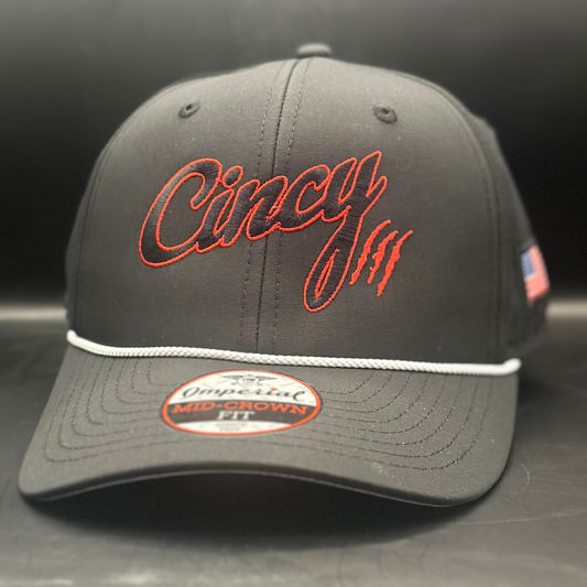 SCHOLARSHIP SERIES - The Jessica - Black and Red Eclipse Hat