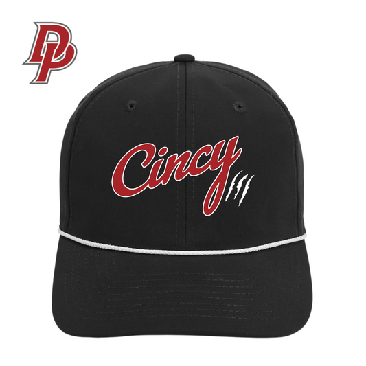 [PRE-ORDER] Deer Park Wildcats - Black Mid-Crown Rope Hat