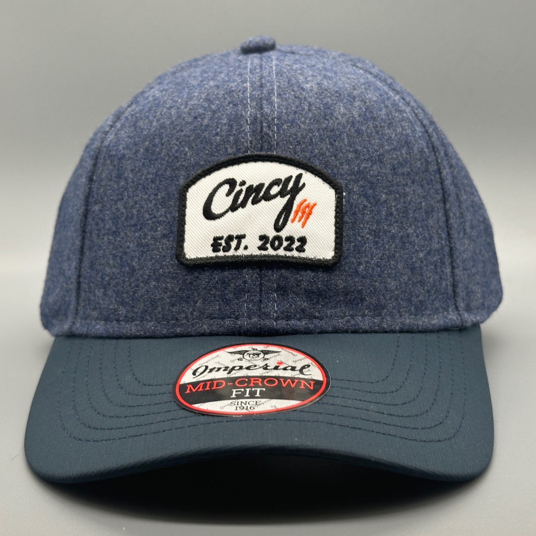 Logo Patch Hat - Blue Flannel Hat