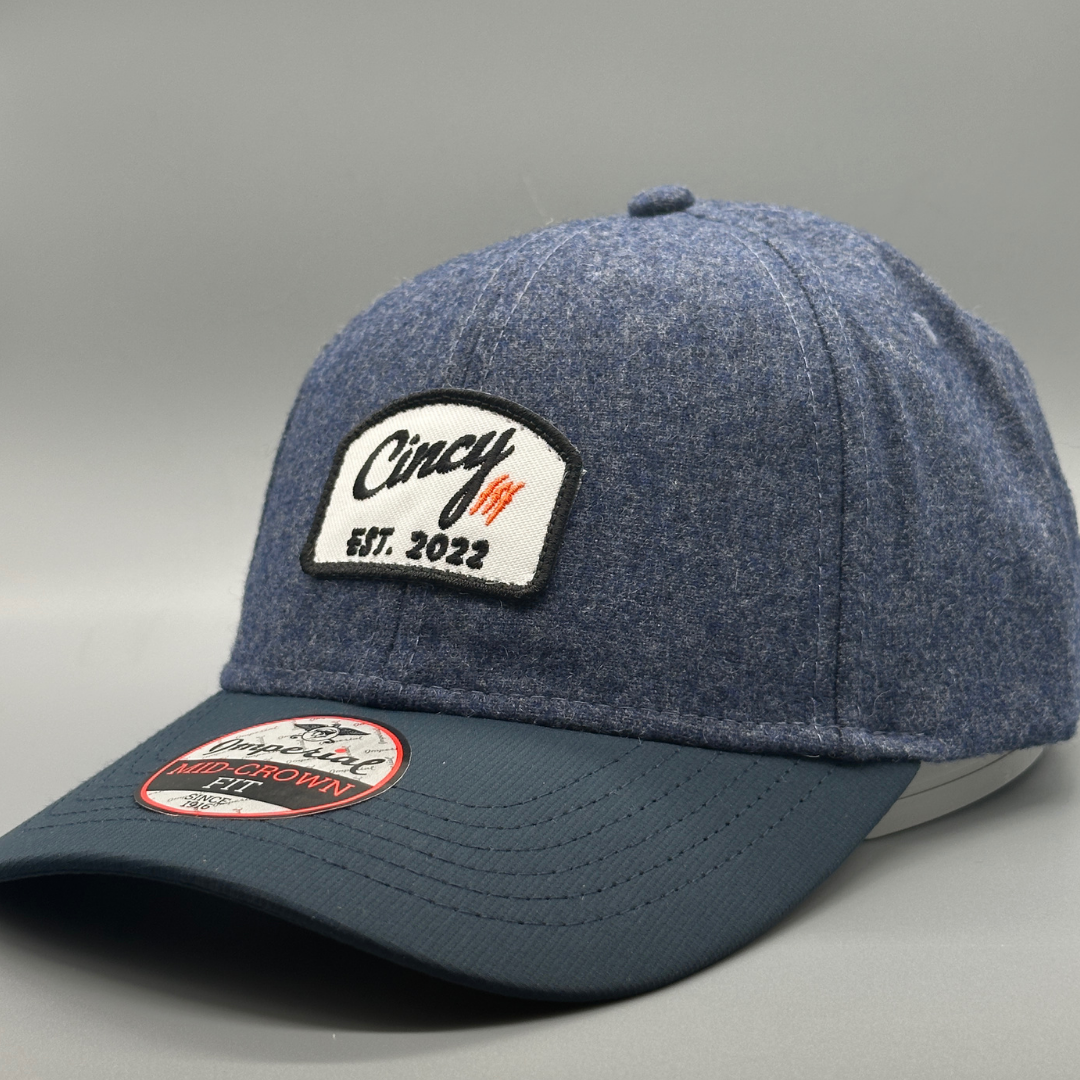Logo Patch Hat - Blue Flannel Hat