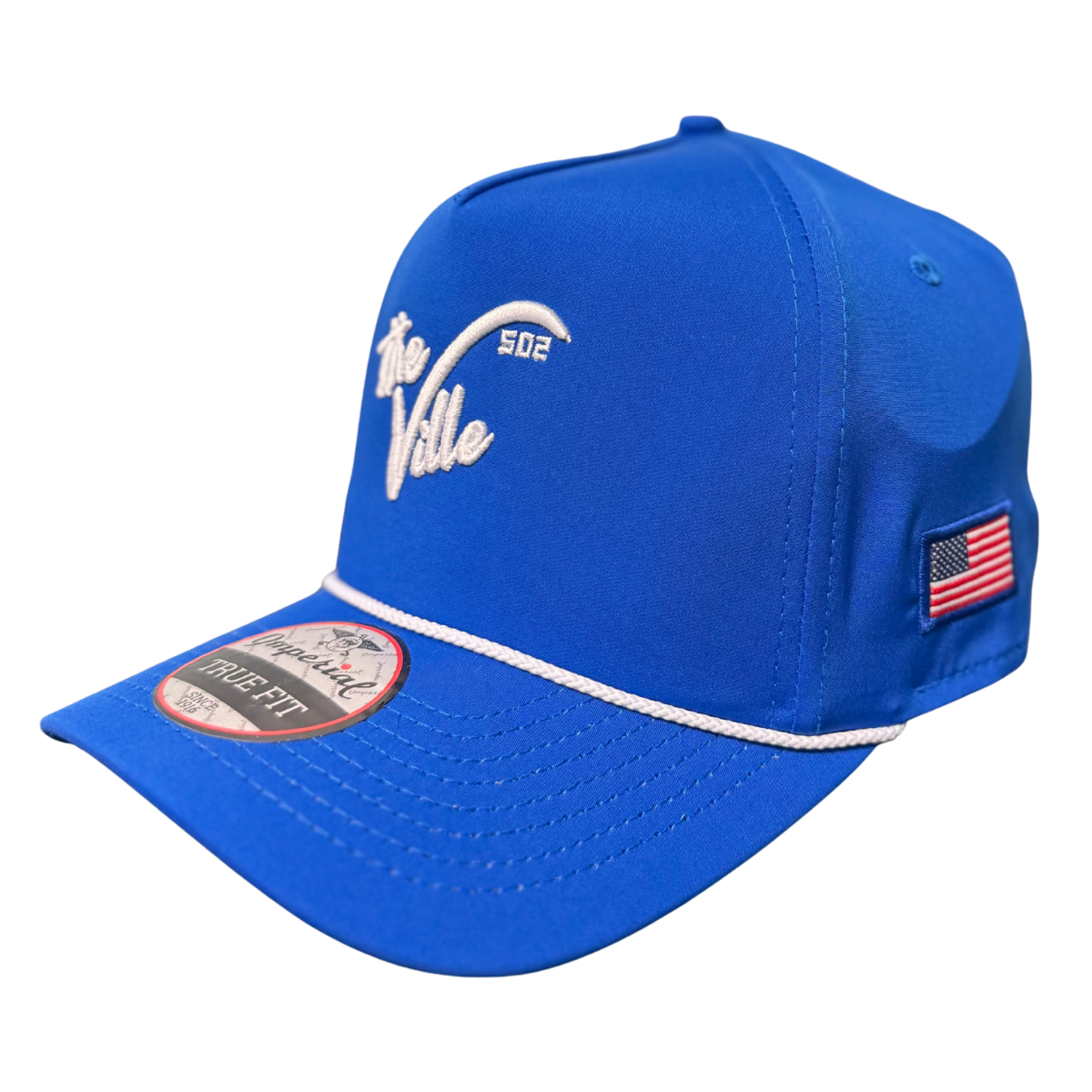 The Louisville Hat - 5 Panel Rope Hat - BLUE