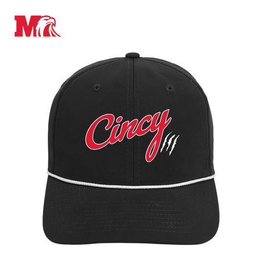 [PRE-ORDER] Milford Eagles - Black Mid-Crown Rope Hat