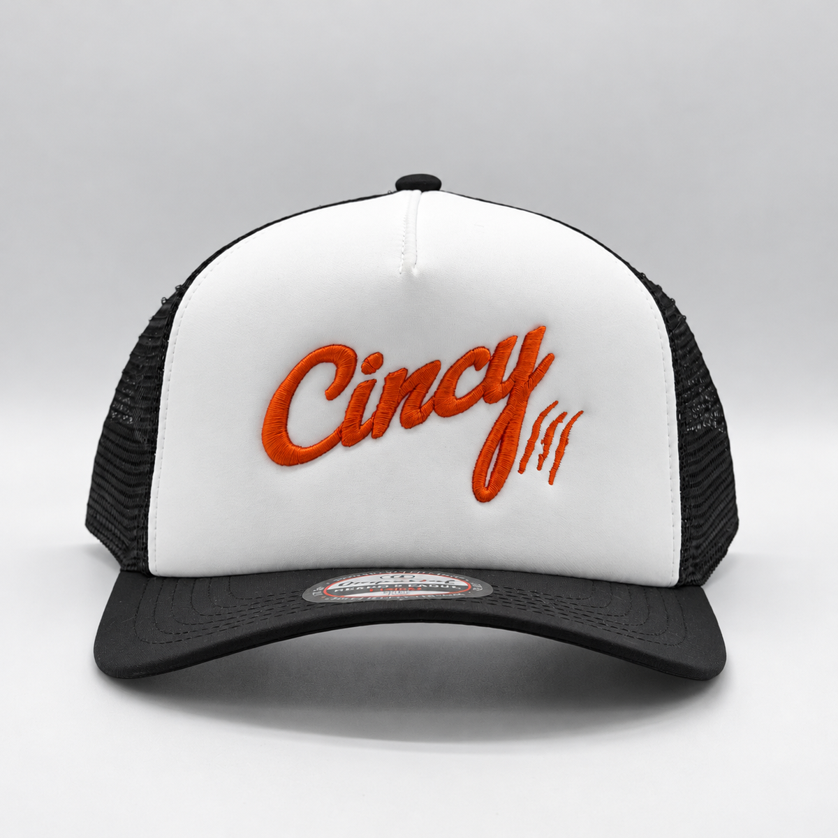 The 5 Panel Mesh - Two Tone - Orange Logo