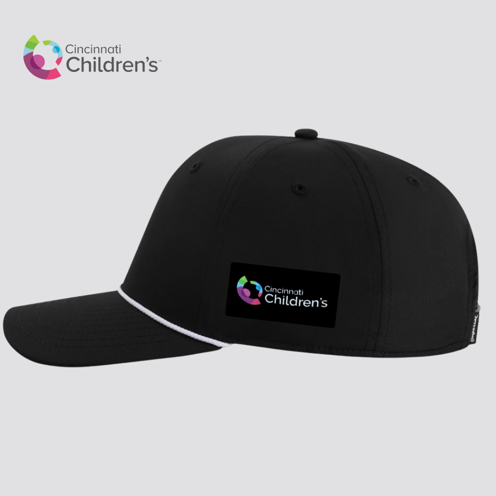 [PRE-ORDER] Cincinnati Children's - Black Mid-Crown Rope Hat