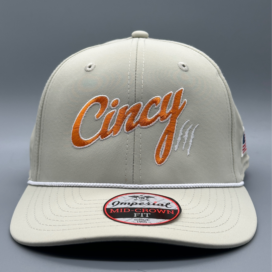 Mid-Crown Rope Hat - Creamsicle