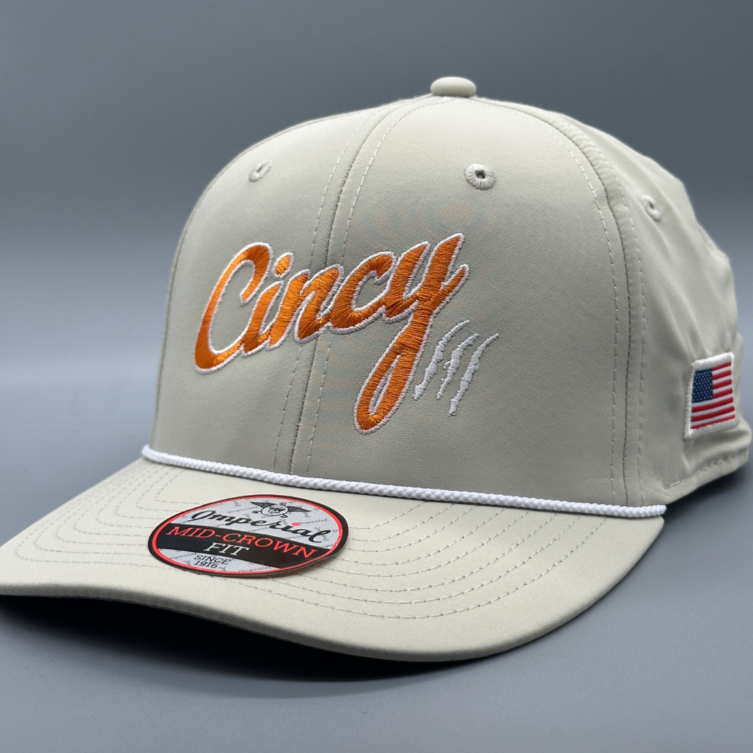 Mid-Crown Rope Hat - Creamsicle