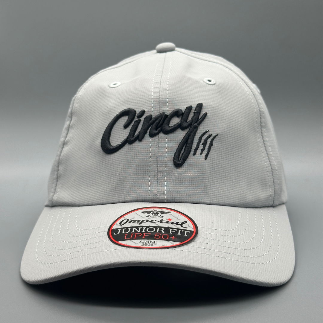 YOUTH - Lightweight Hat - Grey w/ Black