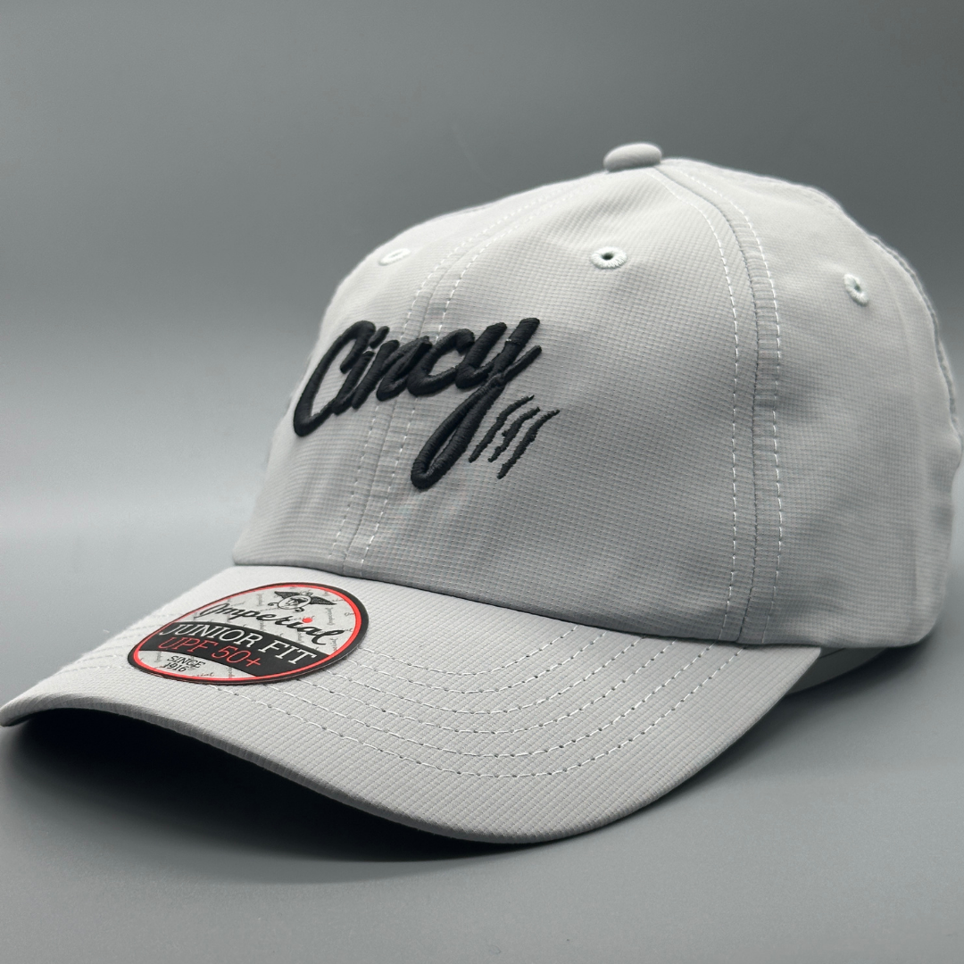 YOUTH - Lightweight Hat - Grey w/ Black