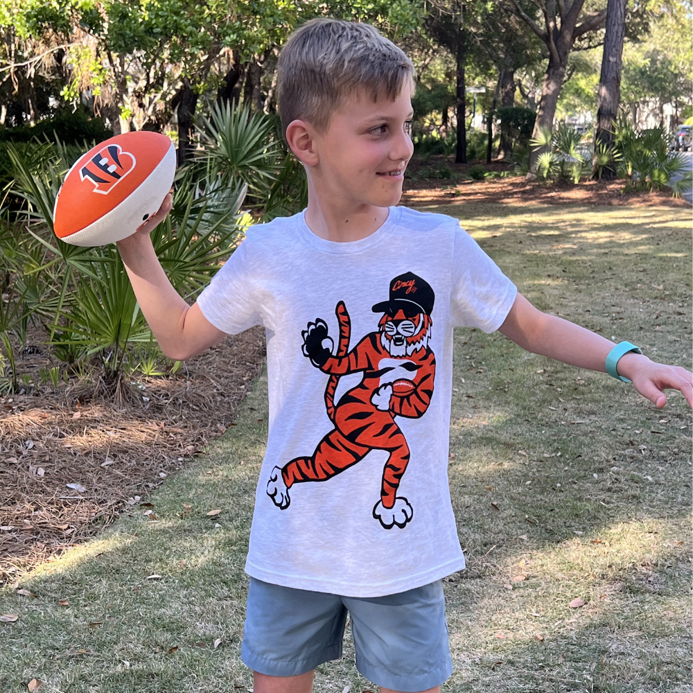 YOUTH - Football Tiger T-Shirt