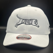 The Leaping Tiger - By Hollis Strunk - White Structured Dad Hat