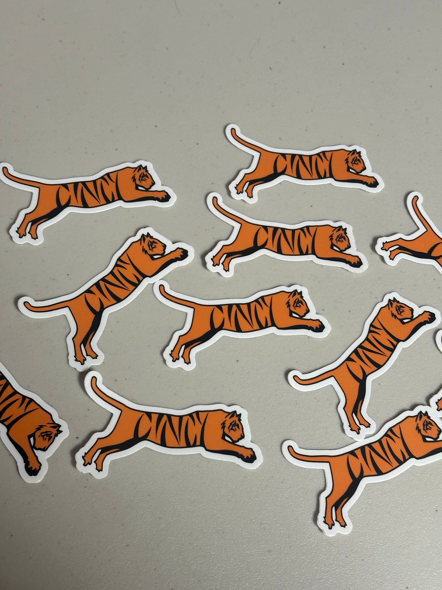 Cincy Tiger Sticker - Orange