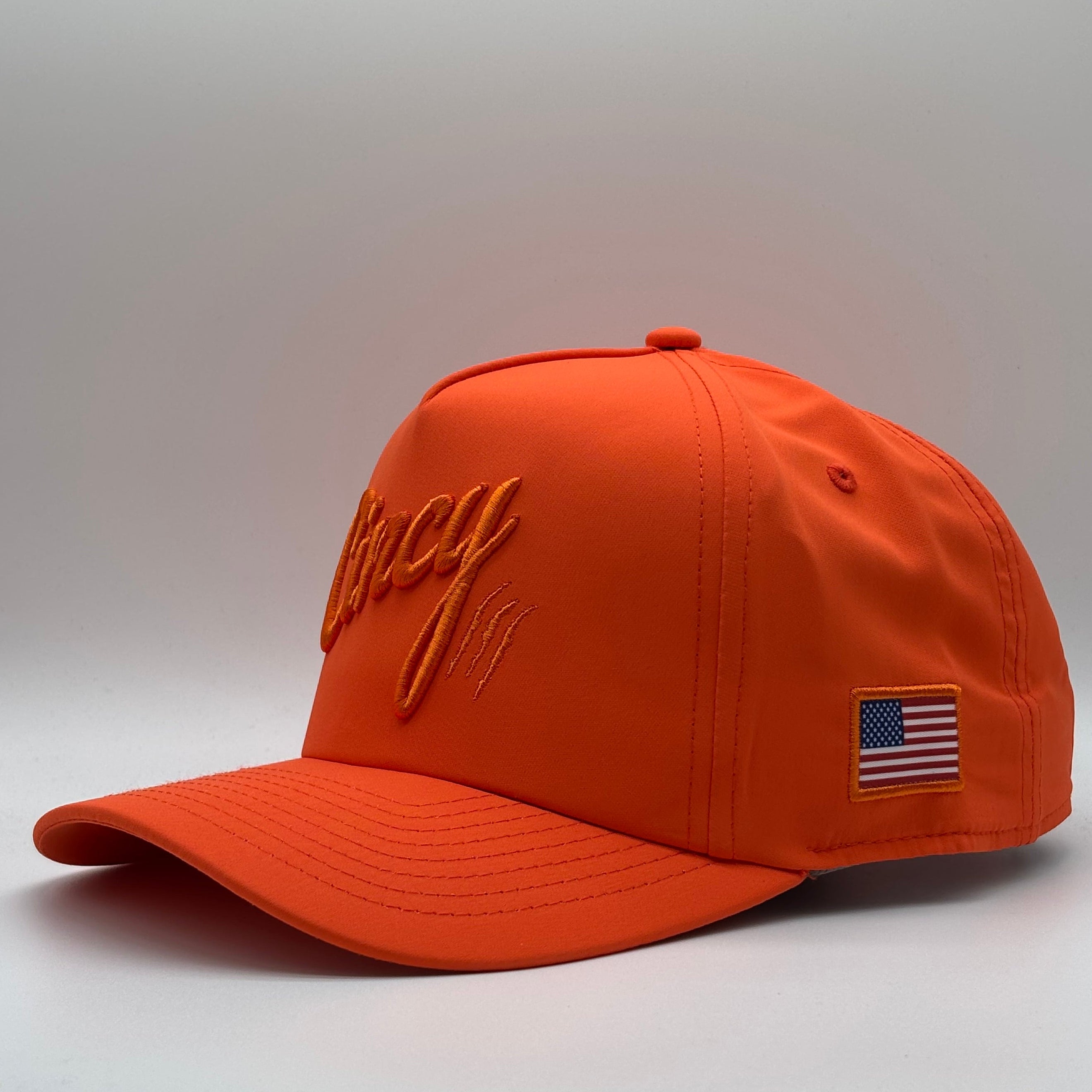 OG 5 Panel Rope Hat - All Orange