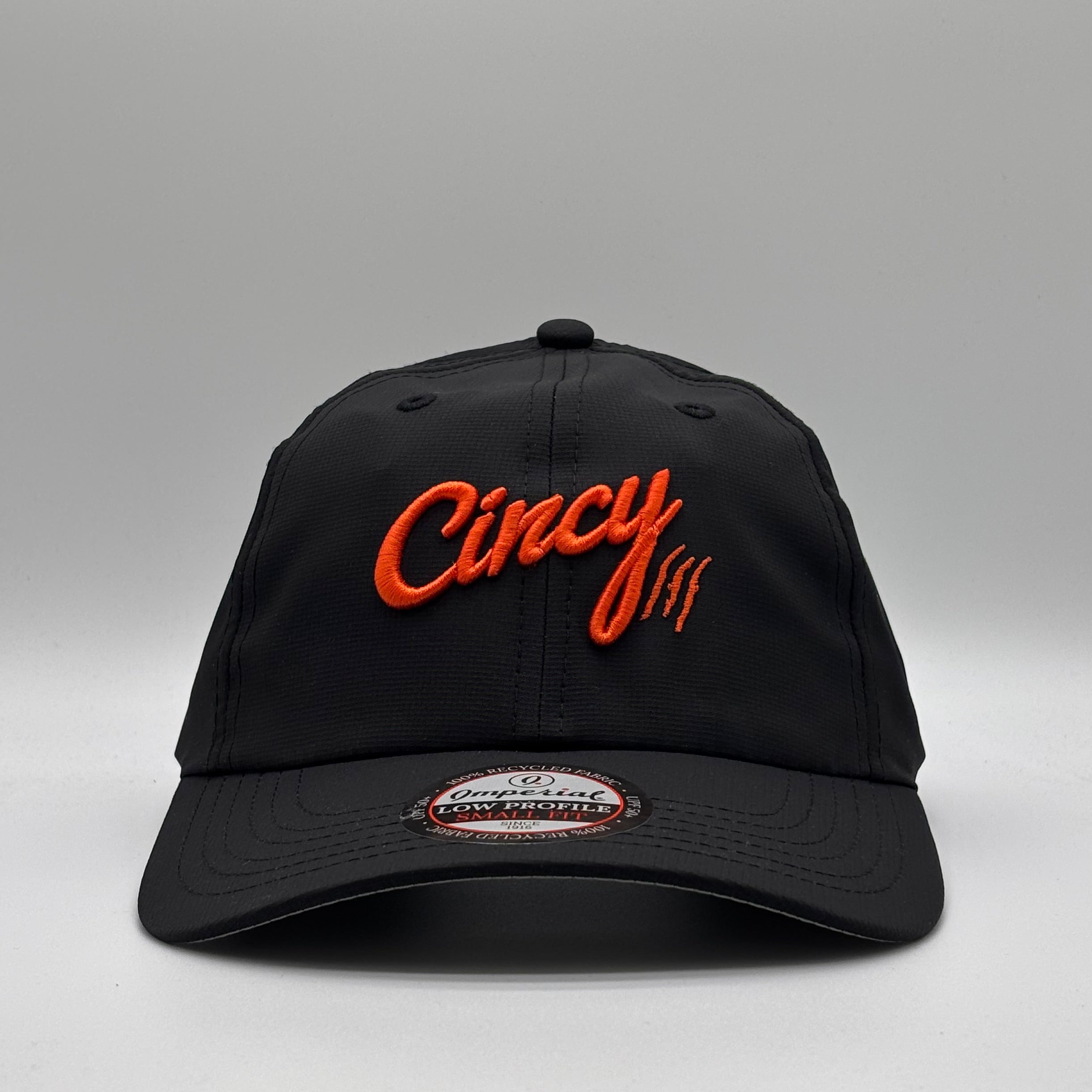 SMALL FIT Performance - Black w/ Orange Logo