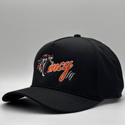 The Roaring Tiger – OG 5 Panel Rope Hat – Black