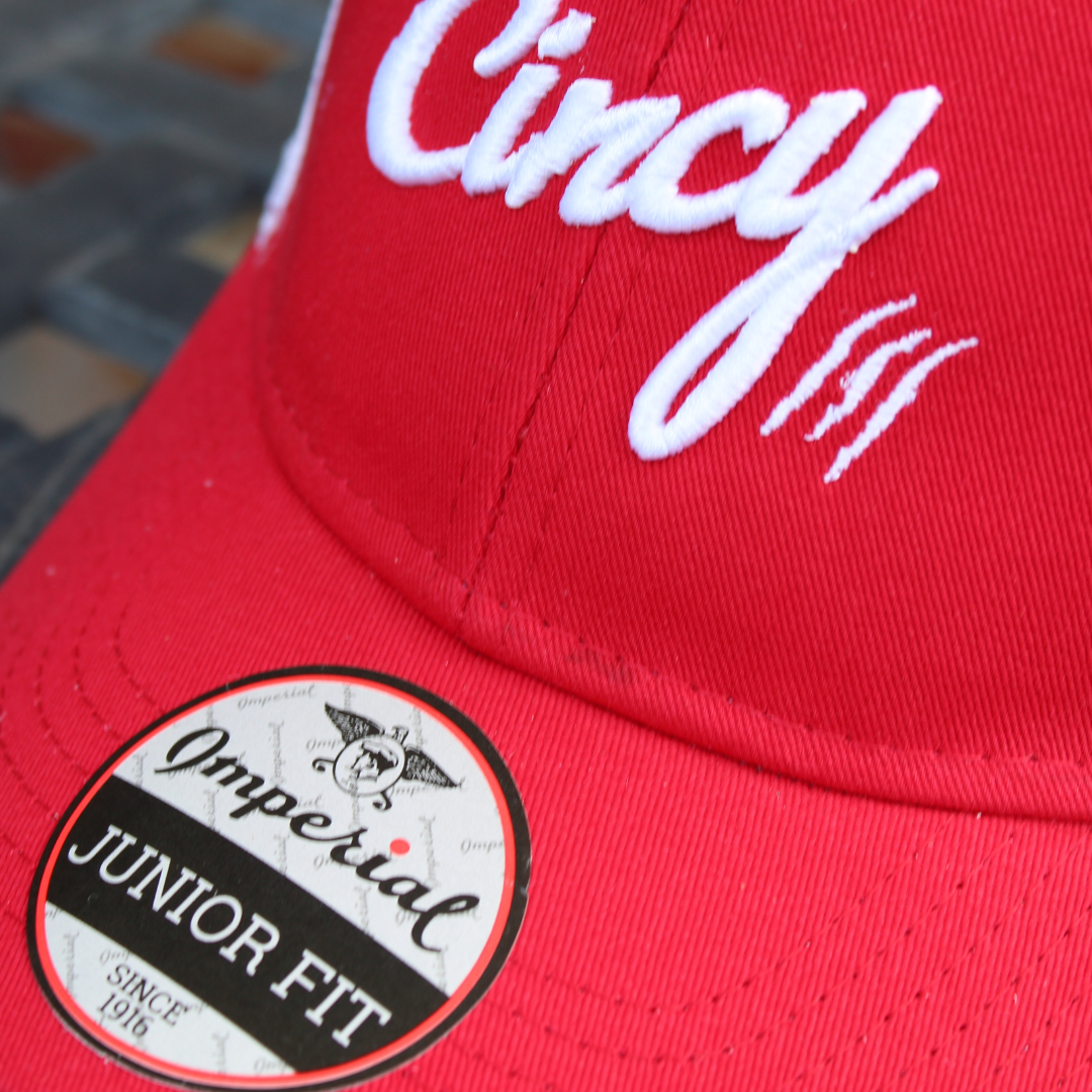 Junior Mesh Back - Red and White