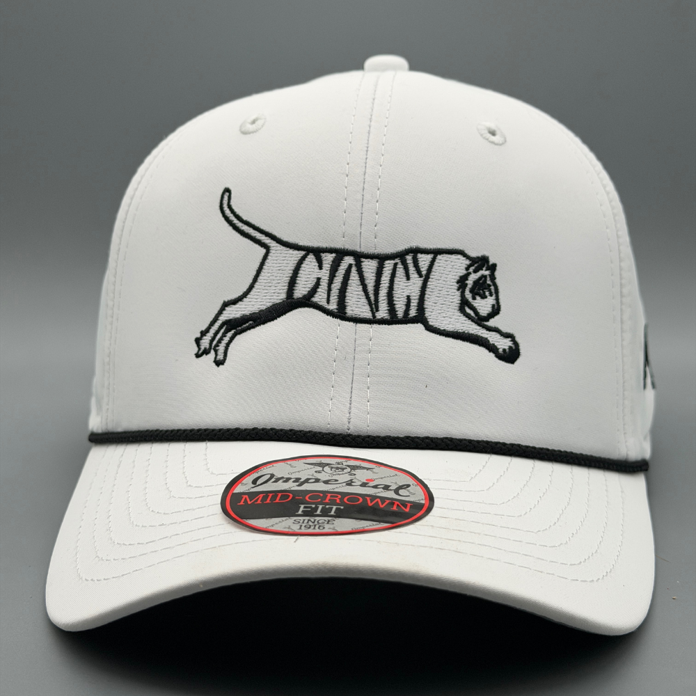 The Leaping Tiger - By Hollis Strunk - White Mid-Crown Rope