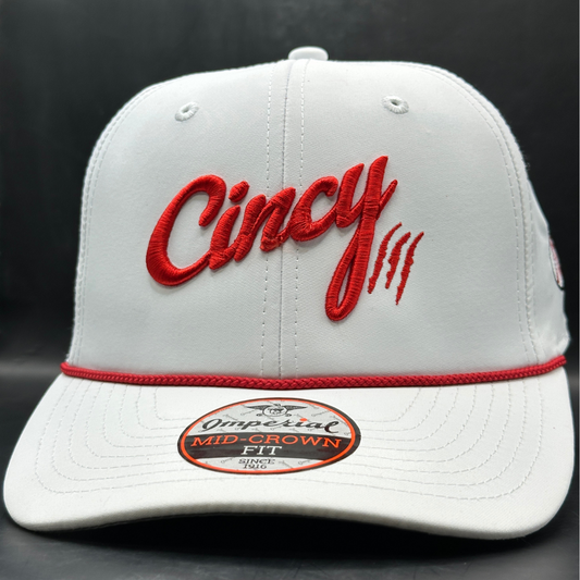 Baseball Series - White w/ Red Logo Mid-Crown