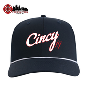Cincinnati Fire Department Collab - XL Mid-Crown Rope Hat - NAVY