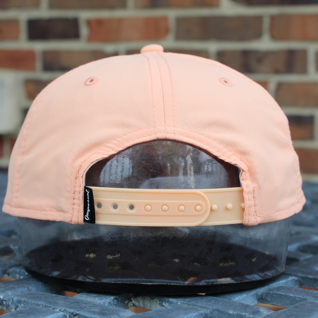 Women's Rope Hat - Peach w/ Black Logo