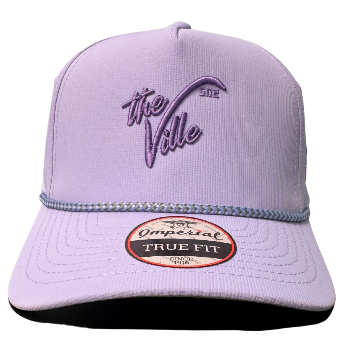 The Louisville Hat - 5 Panel Rope Hat - PURPLE