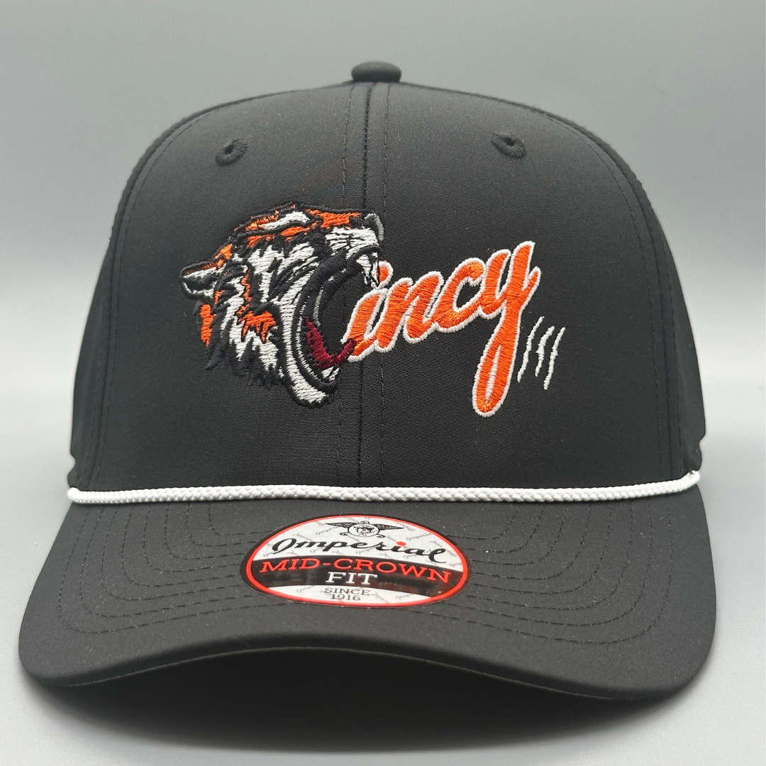 [PRE-ORDER] Roaring Tiger Cincy - Mid-Crown Rope Hat - BLACK
