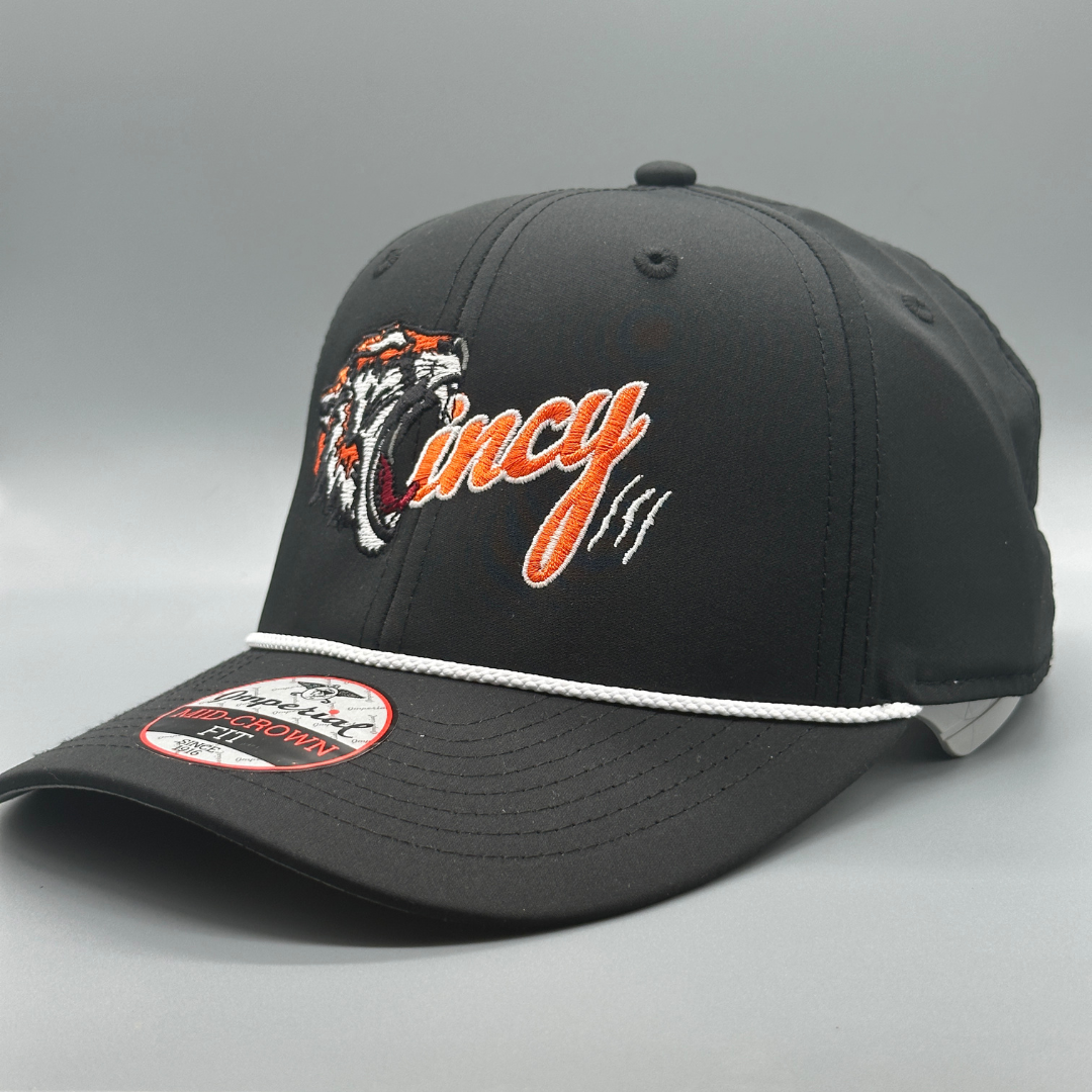 [PRE-ORDER] Roaring Tiger Cincy - Mid-Crown Rope Hat - BLACK