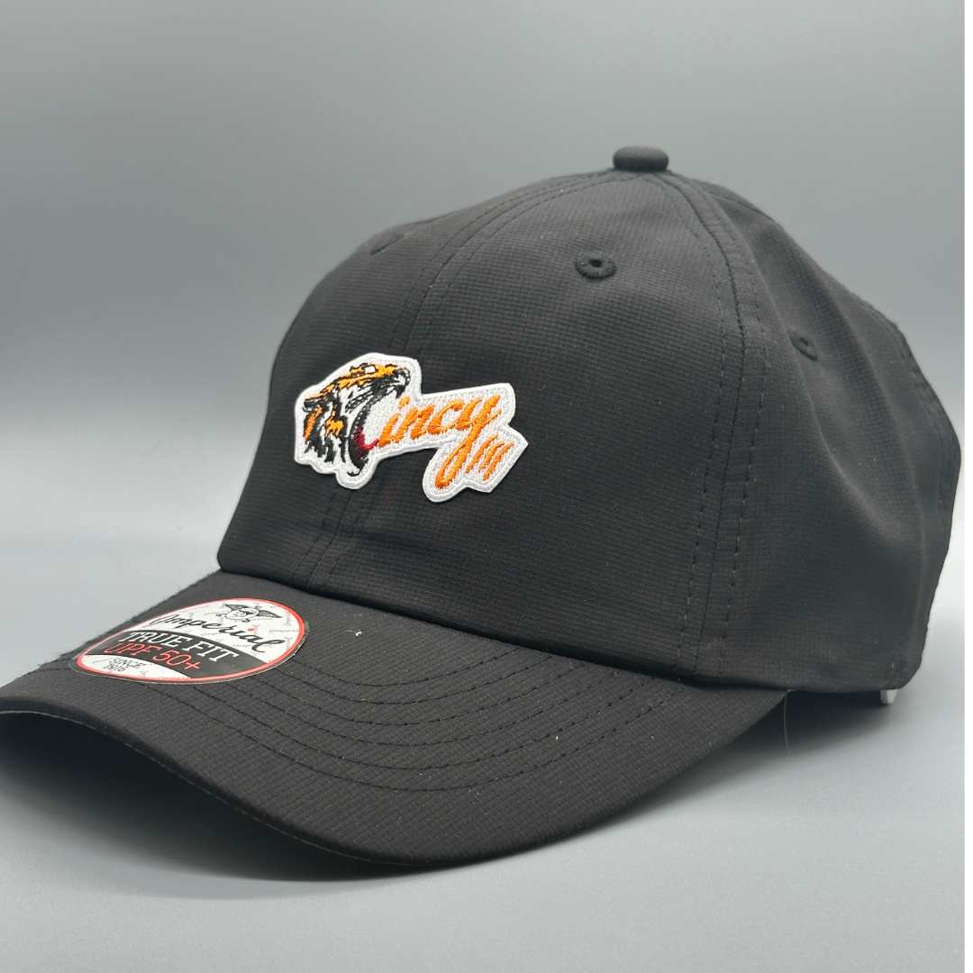 Roaring Tiger Cincy - Lightweight Performance Hat - BLACK