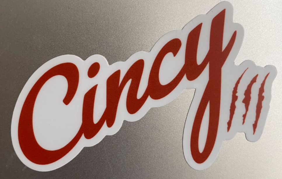 Cincy Logo Stickers - Pack of 3