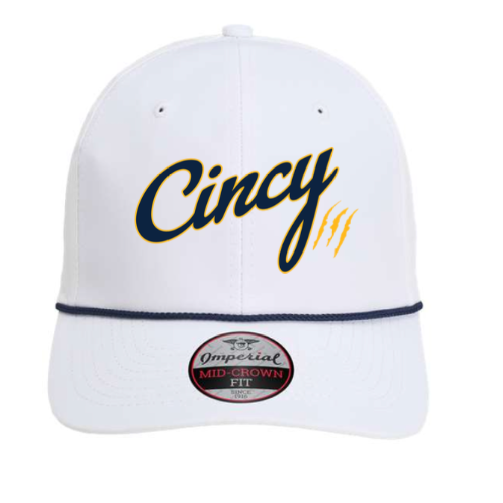 [PRE-ORDER} St. Ignatius - Mid-Crown Rope Hat - WHITE