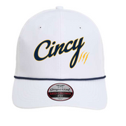 [PRE-ORDER} St. Ignatius - Mid-Crown Rope Hat - WHITE