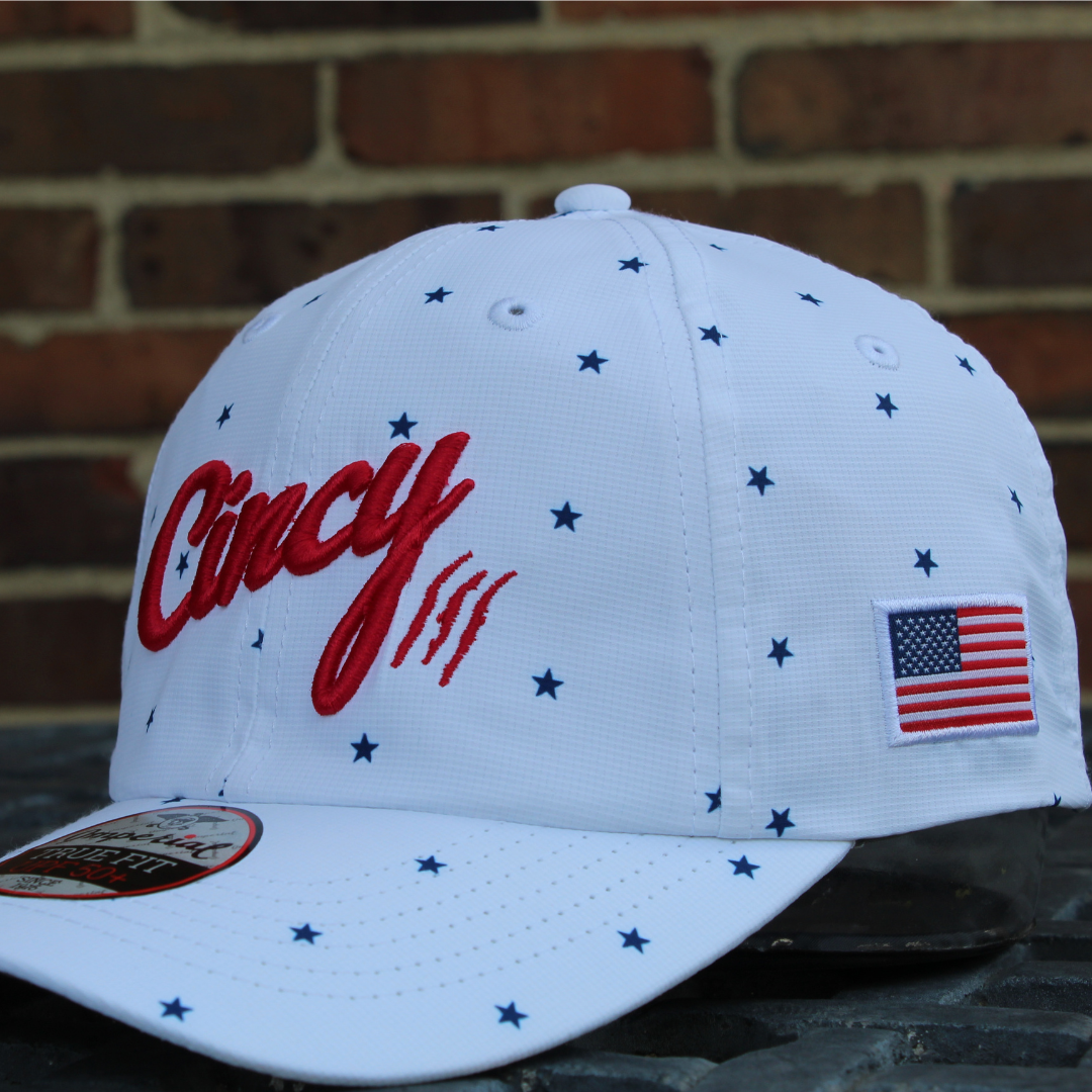 Stars Hat - Dad Hat w/ Red Logo