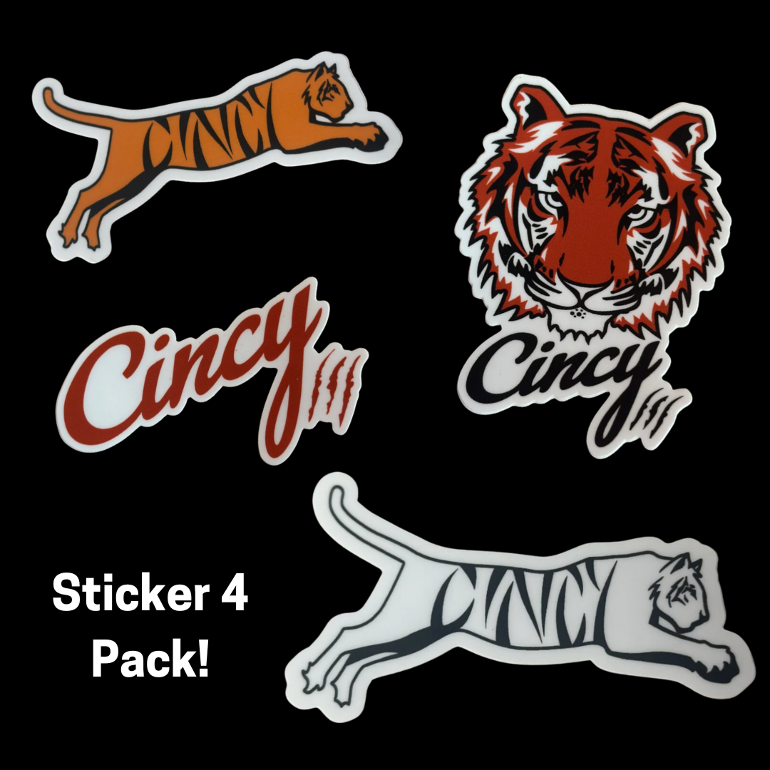 Cincy Logo Sicker - 4 Pack