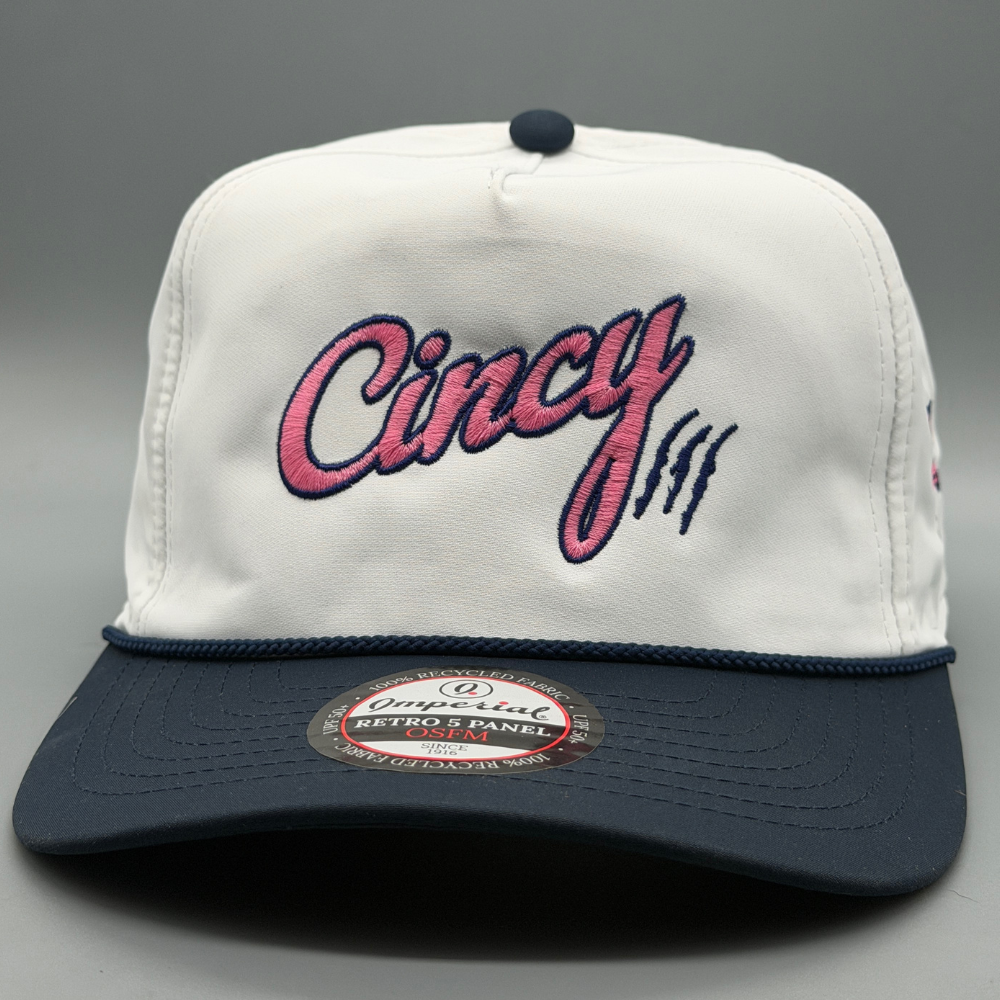 2026 Flying Pig - Soft Rope Hat - White / Navy