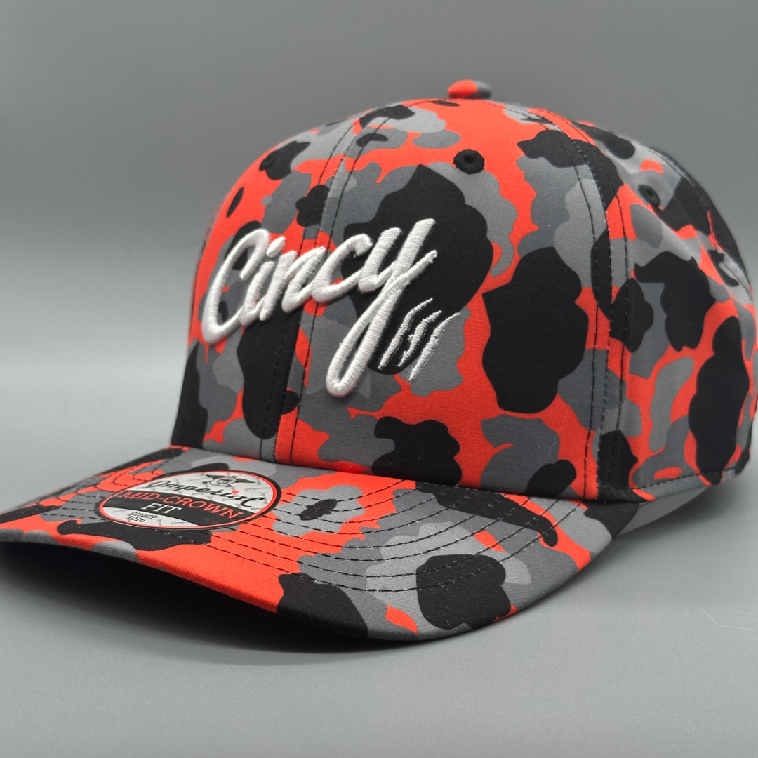 The Whodeybaby Special - Orange Camo - White Logo