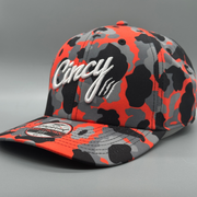 The Whodeybaby Special - Orange Camo - White Logo