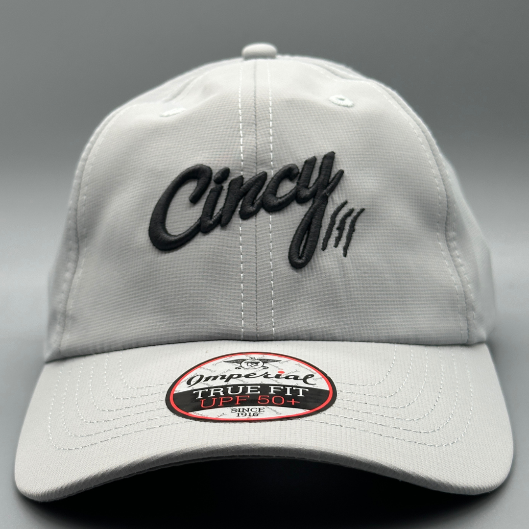 Lightweight Dad Hat - Grey w/ Black