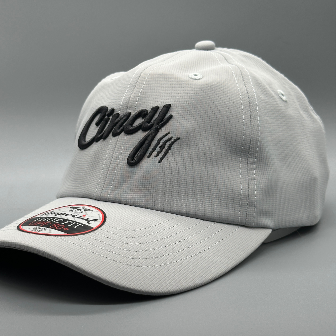 Lightweight Dad Hat - Grey w/ Black