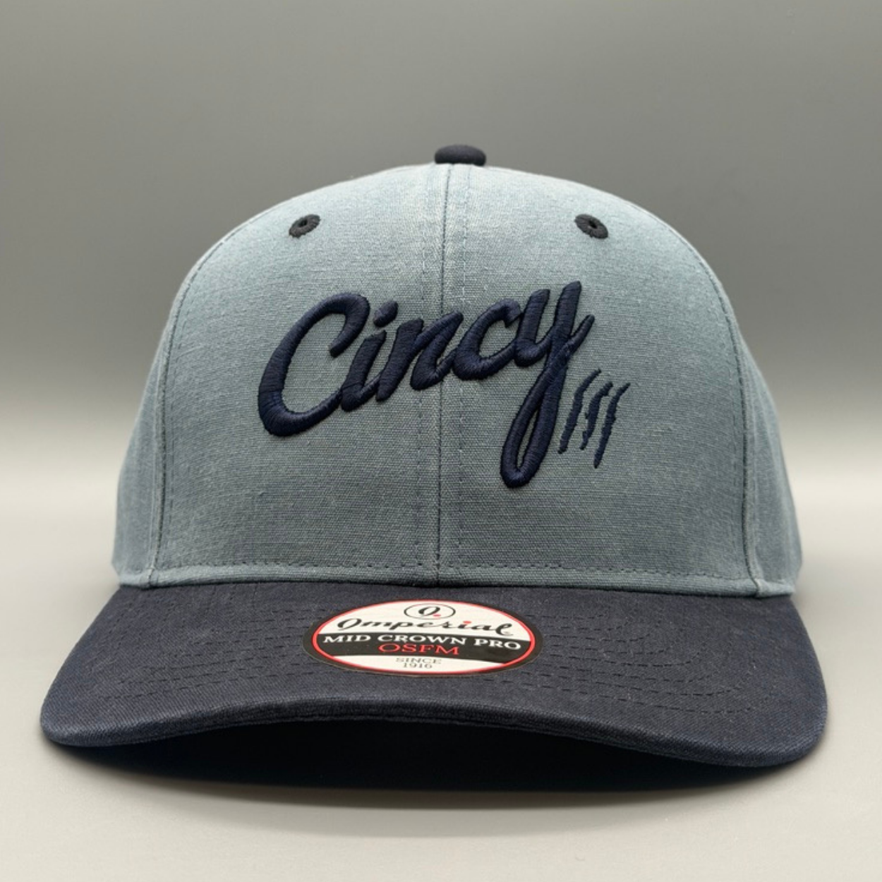 Cotton Two Tone - Breaker Blue and Navy