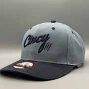 Cotton Two Tone - Breaker Blue and Navy